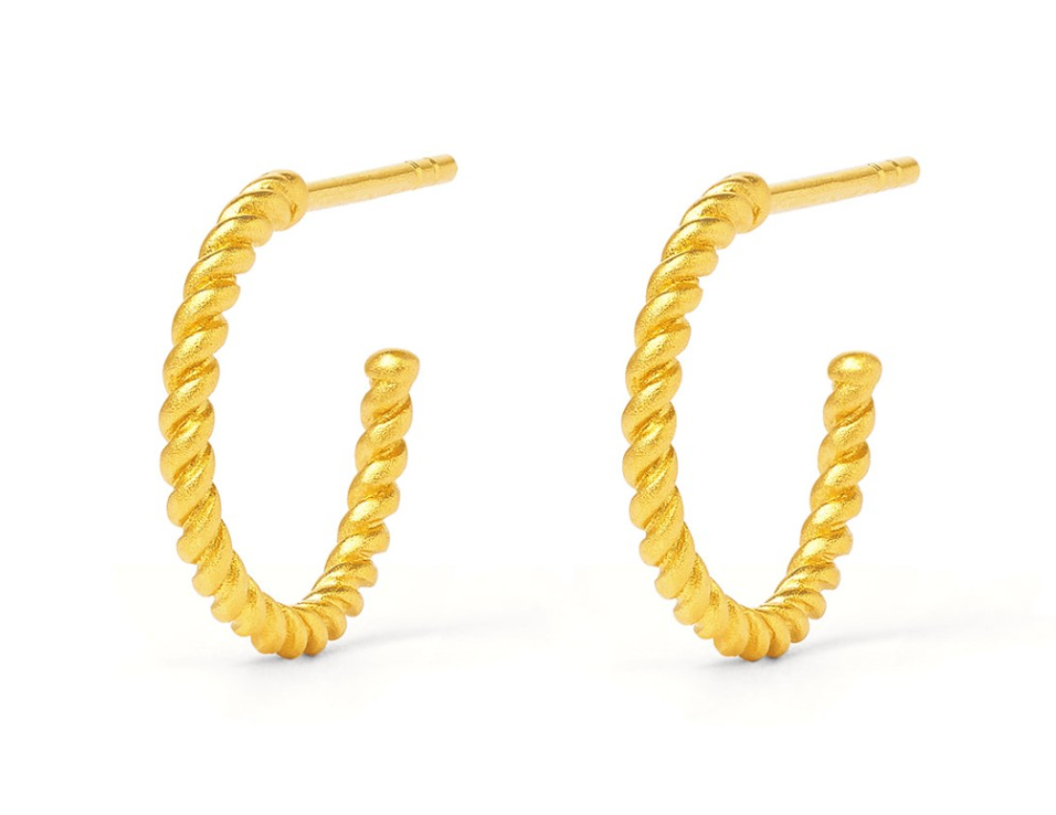 Florenzi Creols Earrings-Jewelry-Bernd Wolf-Sorrel Sky Gallery