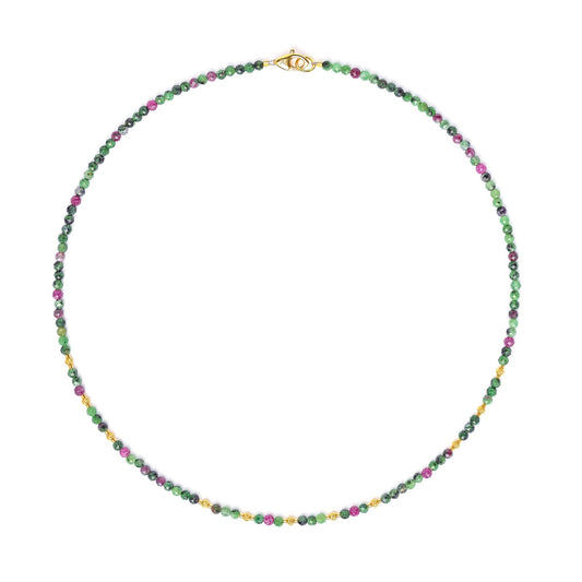 Indina Ruby Ziosite Necklace-Jewelry-Bernd Wolf-Sorrel Sky Gallery