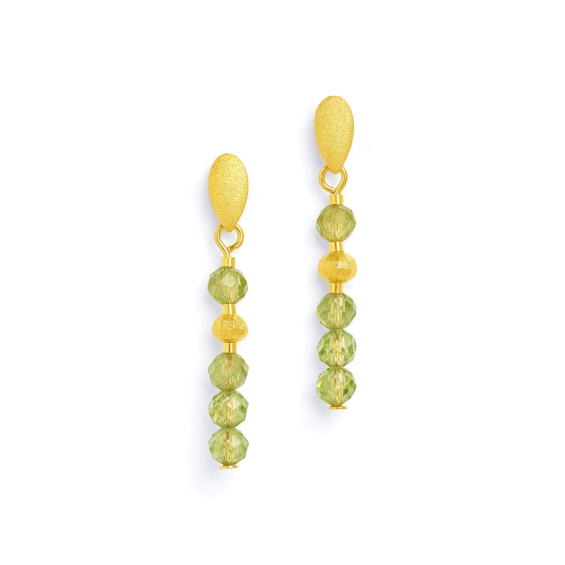Lampana Earrings Peridot-Jewelry-Bernd Wolf-Sorrel Sky Gallery