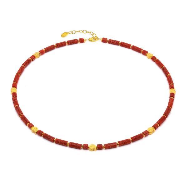 Marie Coral Necklace-Jewelry-Bernd Wolf-Sorrel Sky Gallery