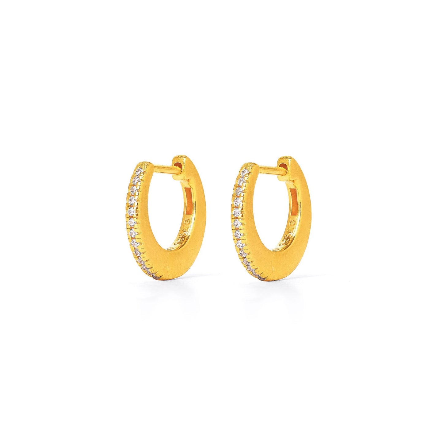 Mond Hoop Earringss-Jewelry-Bernd Wolf-Sorrel Sky Gallery