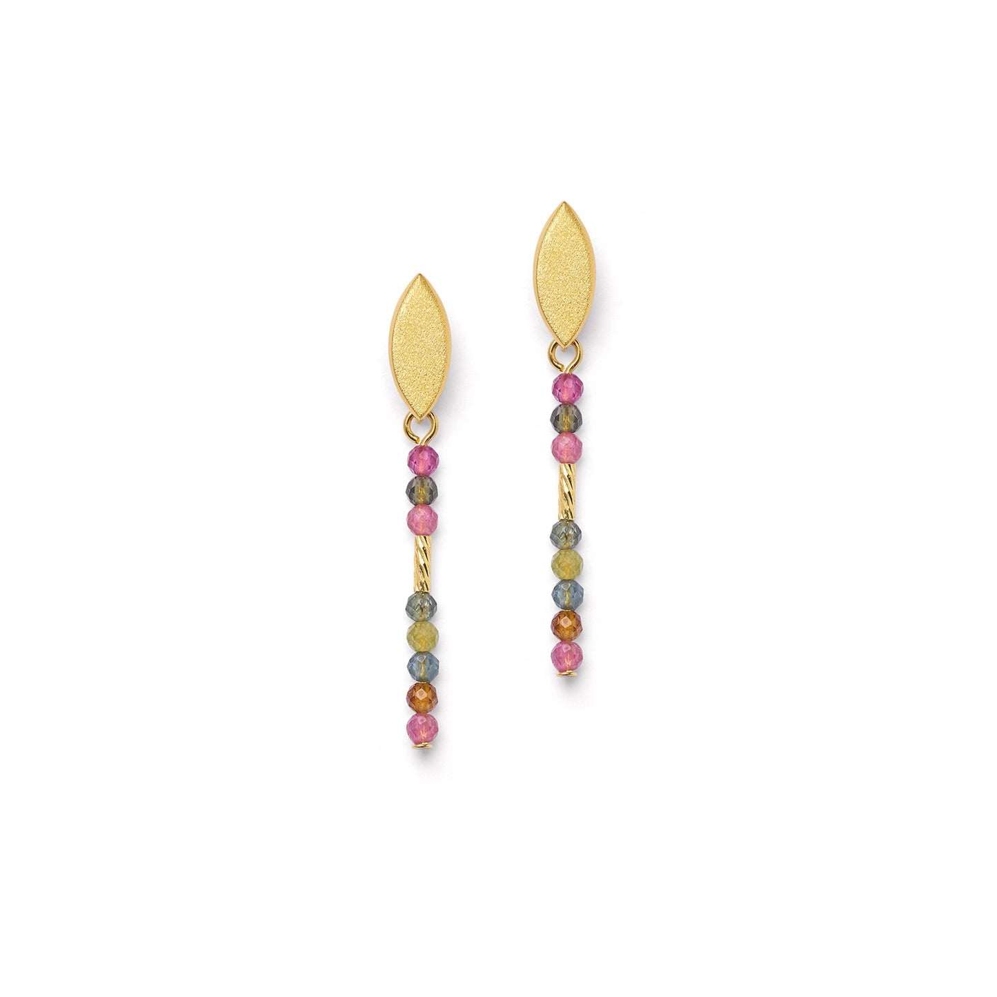 Nivensy Tourmaline Earrings-Jewelry-Bernd Wolf-Sorrel Sky Gallery