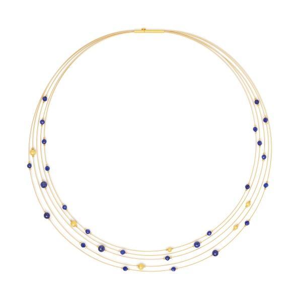 Planety Lapis Necklace-Jewelry-Bernd Wolf-Sorrel Sky Gallery