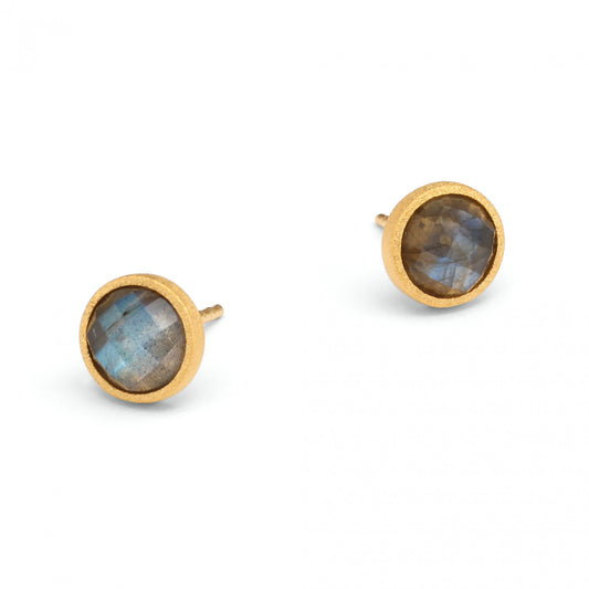 Rubini stud Labradorite-Jewelry-Bernd Wolf-Sorrel Sky Gallery