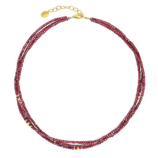 Sedona necklace Garnet-Jewelry-Bernd Wolf-Sorrel Sky Gallery