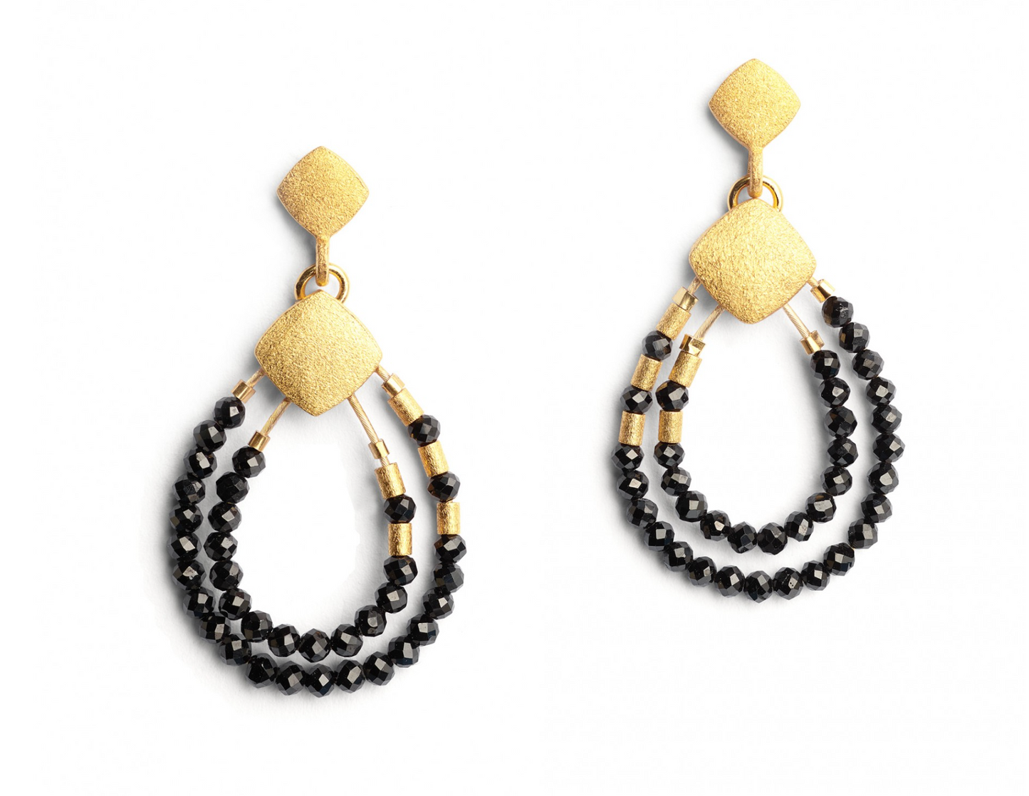 Spinel Climini Earrings-Jewelry-Bernd Wolf-Sorrel Sky Gallery
