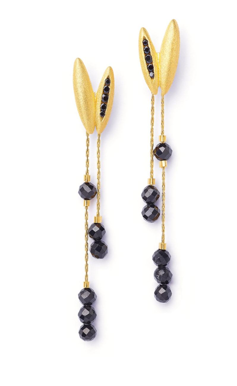 Spinel Venala Earrings-Jewelry-Bernd Wolf-Sorrel Sky Gallery