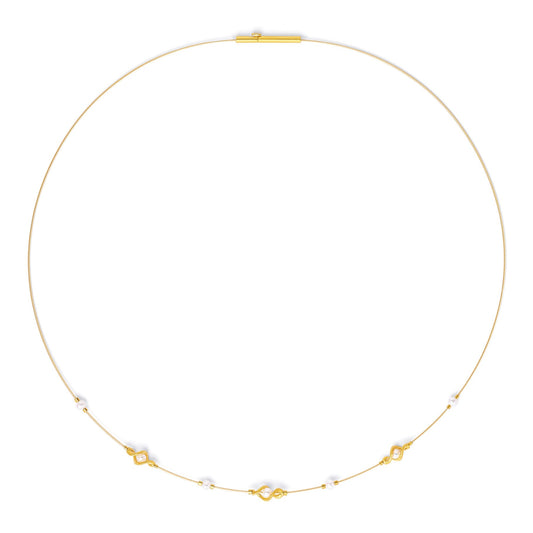 Spirini necklace Freshwater Pearl-Jewelry-Bernd Wolf-Sorrel Sky Gallery