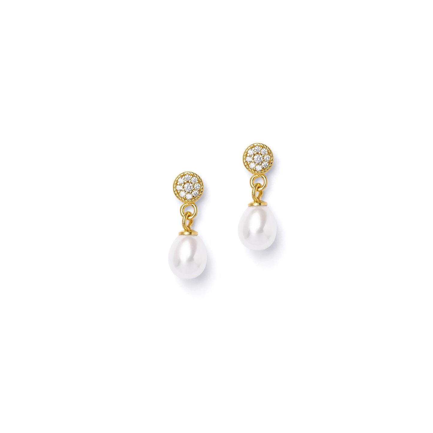 Verinis Earrings Freshwater Pearl-Jewelry-Bernd Wolf-Sorrel Sky Gallery