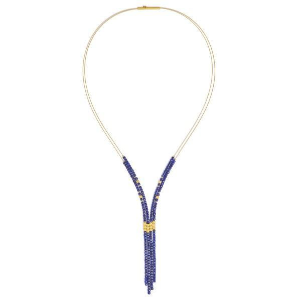 Yacusa Lapis Necklace-Jewelry-Bernd Wolf-Sorrel Sky Gallery