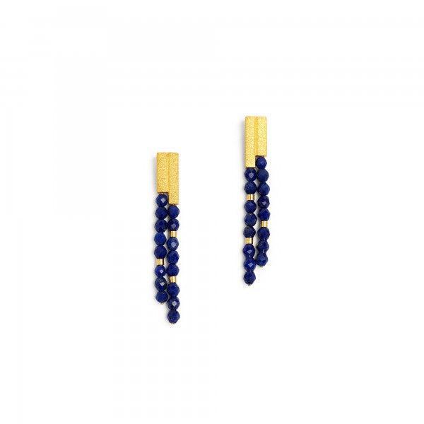 Yanizzi Lapis Earrings-Jewelry-Bernd Wolf-Sorrel Sky Gallery