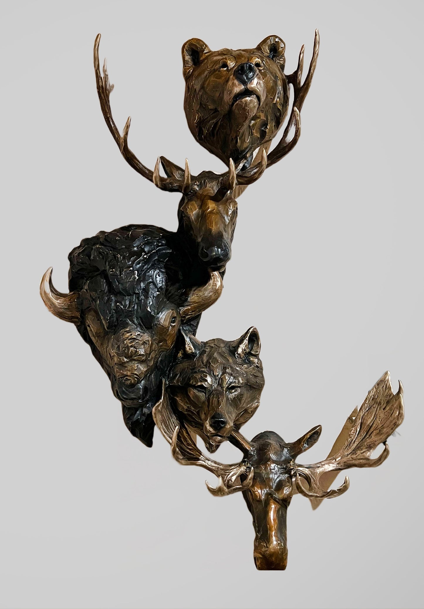 Big 5 Totem-Sculpture-Bryce Pettit-Sorrel Sky Gallery