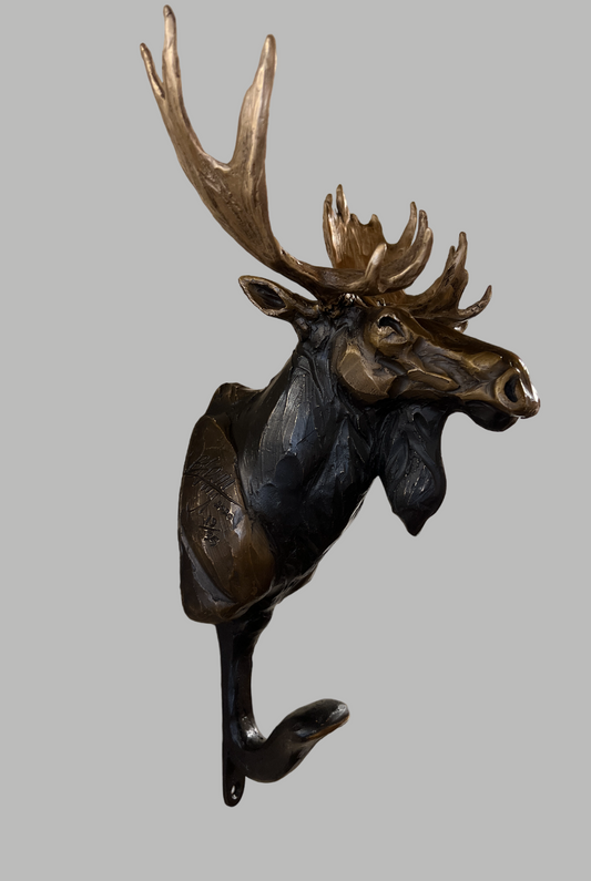 Bull Moose Coat Rack-Sculpture-Bryce Pettit-Sorrel Sky Gallery