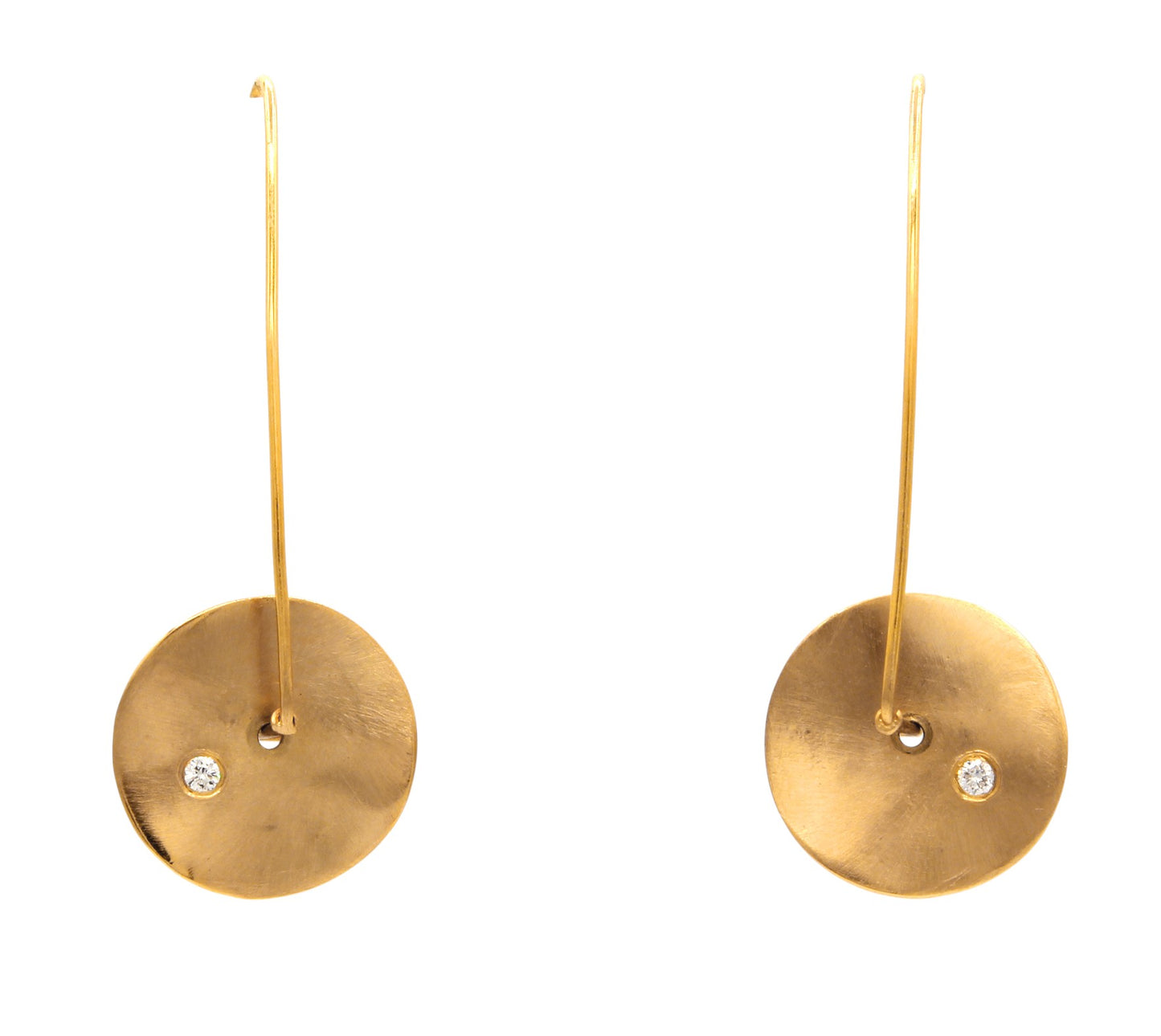 14K Gold Disco Earrings-Jewelry-Cherie Dori-Sorrel Sky Gallery