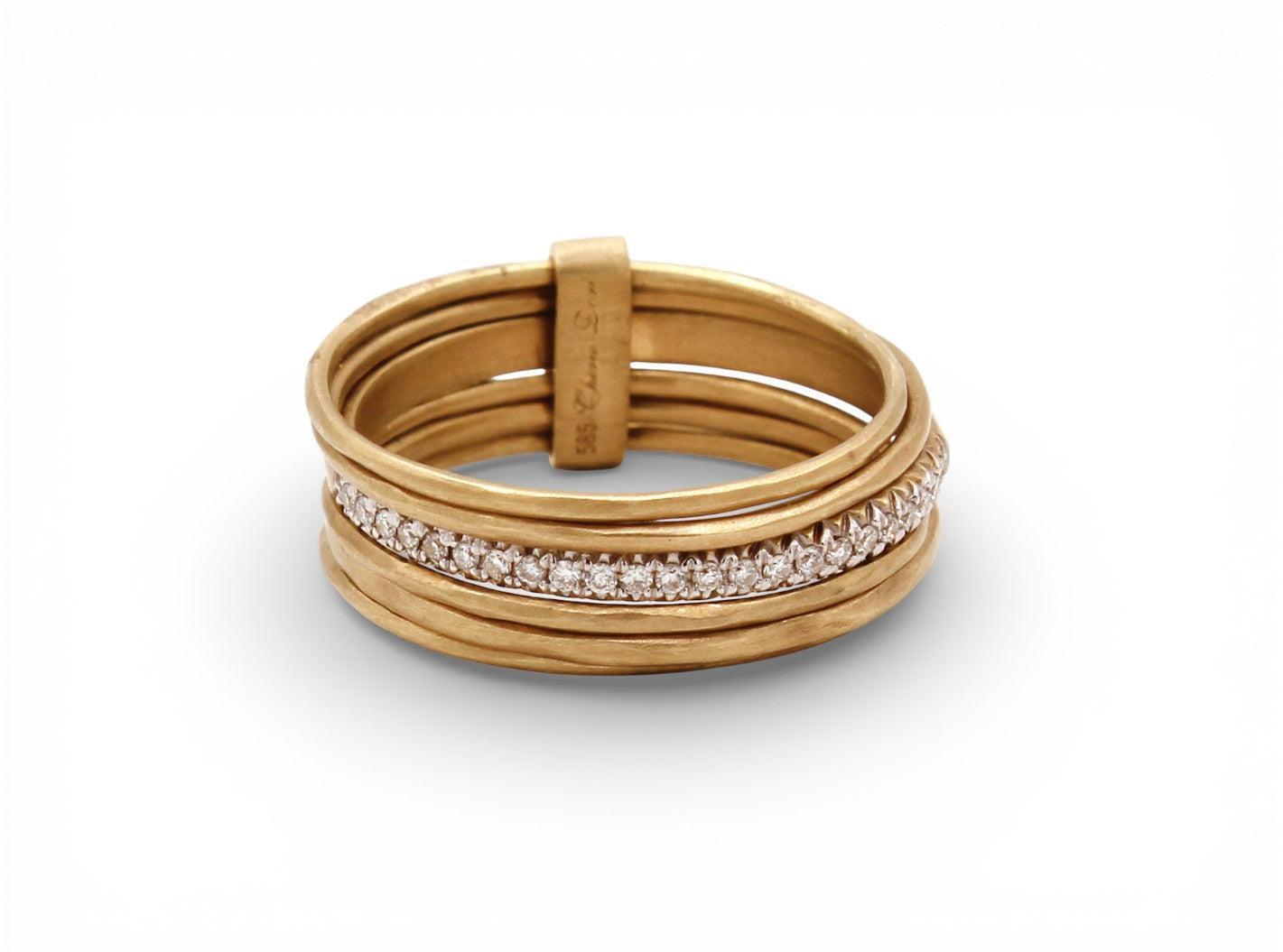 6 Band Bunch Ring-Jewelry-Cherie Dori-Sorrel Sky Gallery