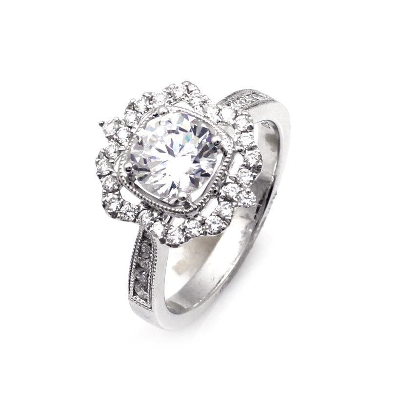 Classic Halo Ring-Jewelry-Cherie Dori-Sorrel Sky Gallery