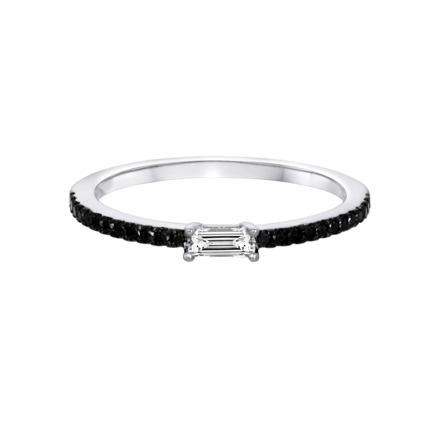 Diamond Baguette Ring-Jewelry-Cherie Dori-Sorrel Sky Gallery