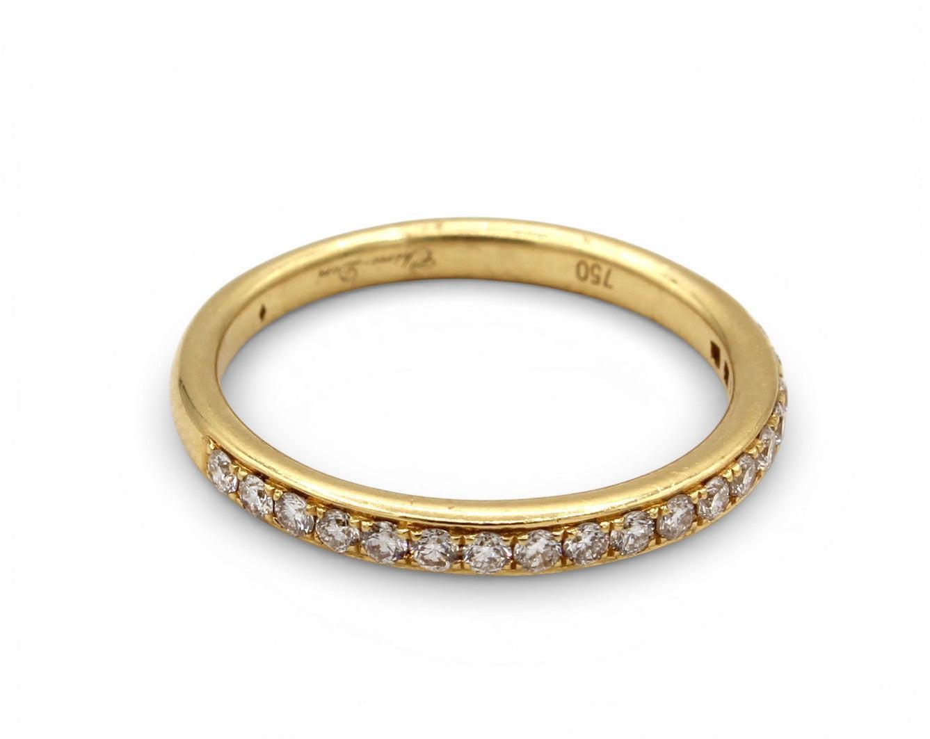 Diamond Channel Band Ring-Jewelry-Cherie Dori-Sorrel Sky Gallery