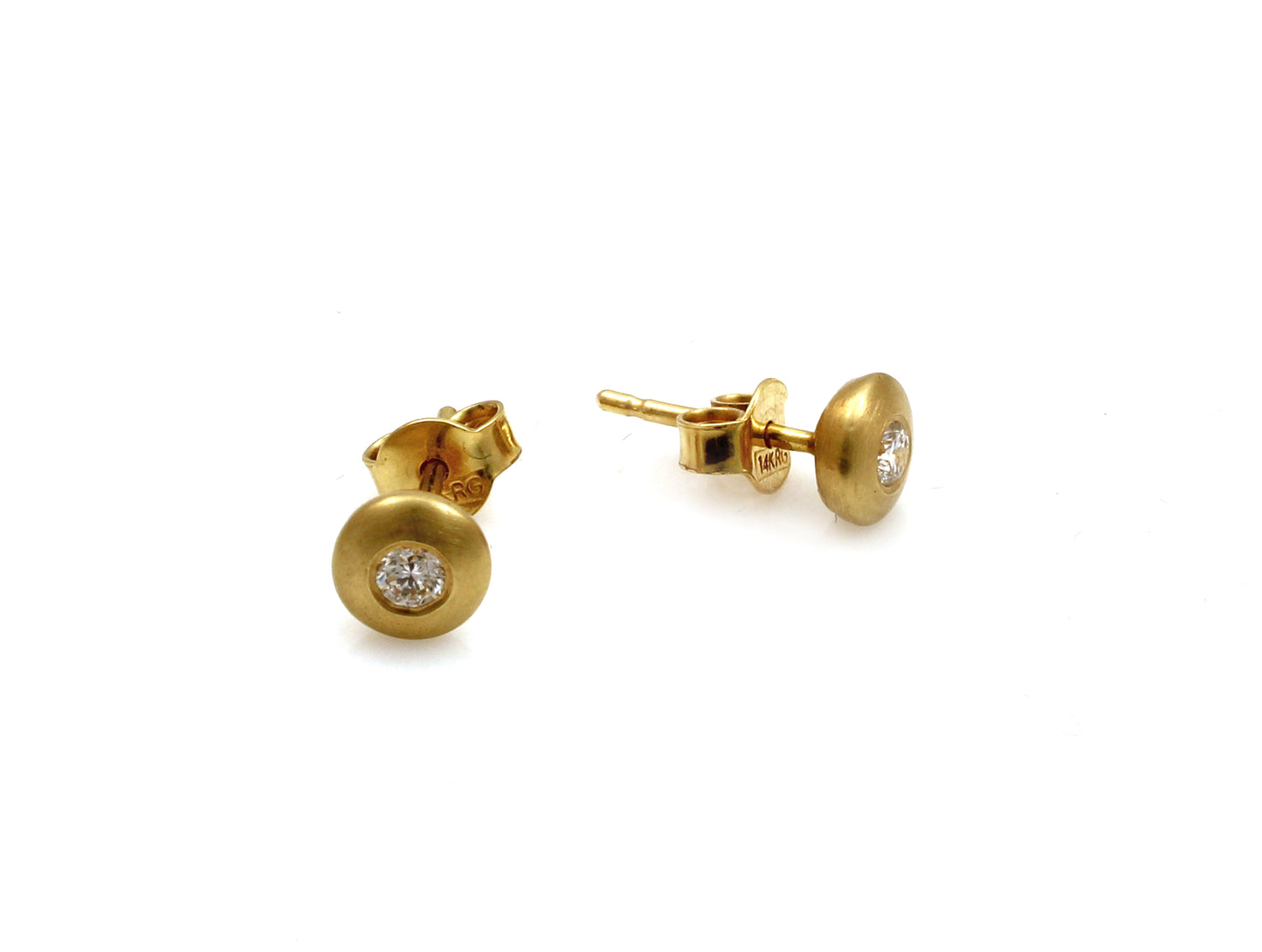 Diamond Stud Earrings-Jewelry-Cherie Dori-Sorrel Sky Gallery