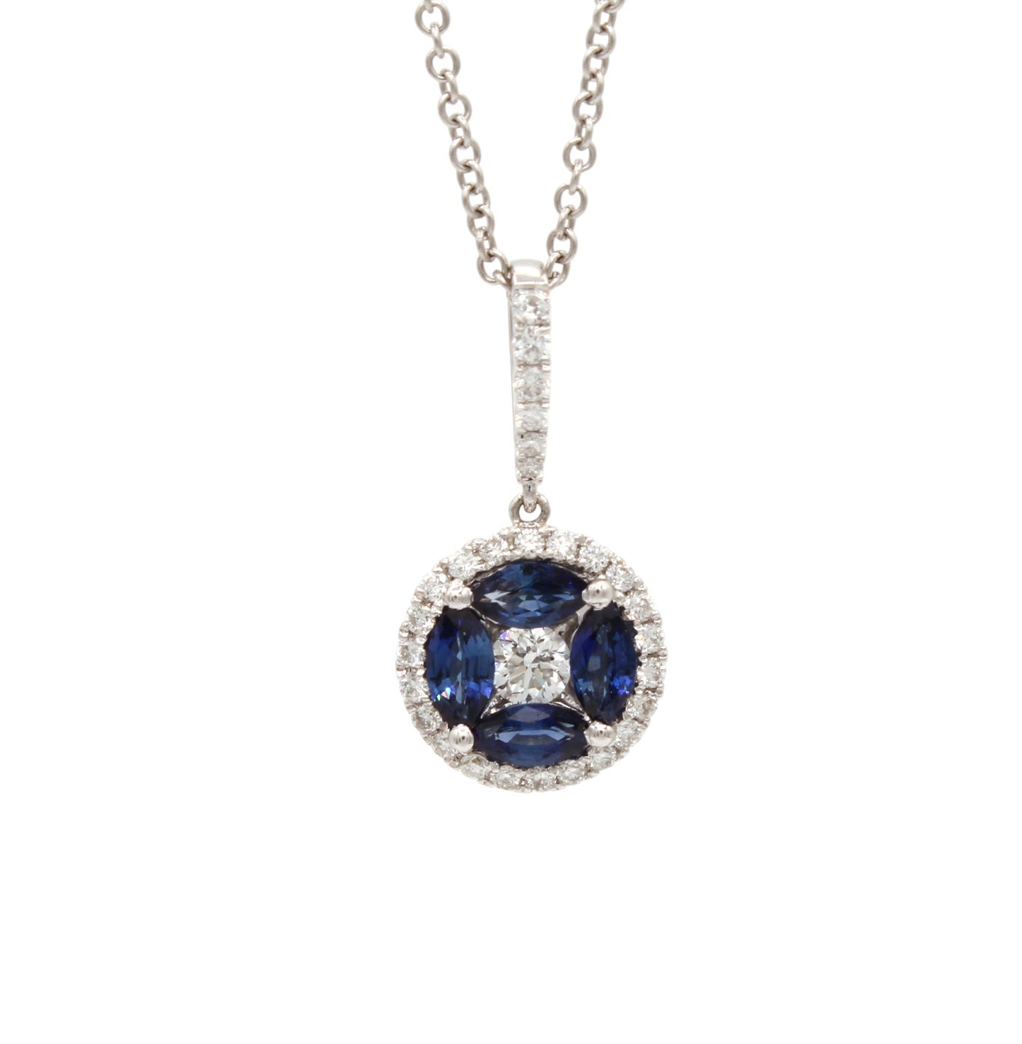 Sapphire Marquesa Pendant-Jewelry-Cherie Dori-Sorrel Sky Gallery