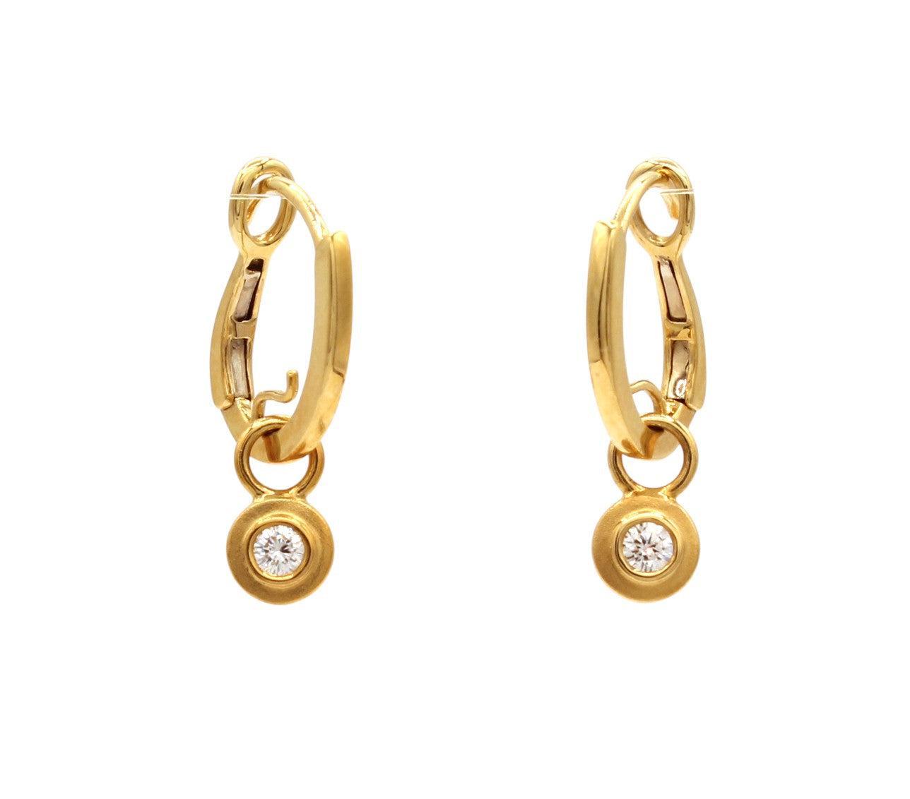 Solitaire Charm Earrings-Jewelry-Cherie Dori-Sorrel Sky Gallery