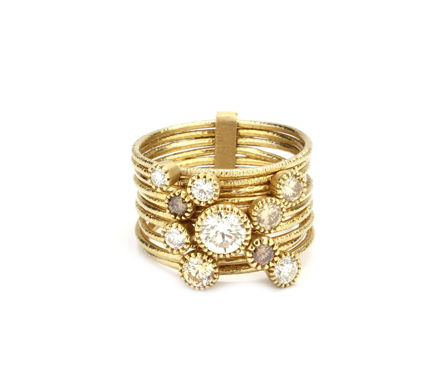 Ten Band Ring-Jewelry-Cherie Dori-Sorrel Sky Gallery