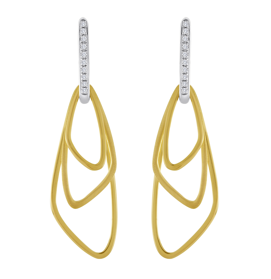 Trio Earrings - Mat Finish-Jewelry-Cherie Dori-Sorrel Sky Gallery