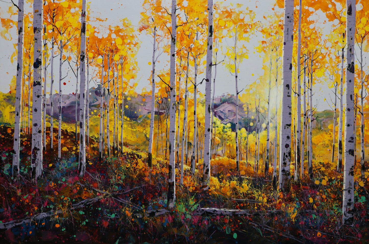Mountain Sunset-Painting-Roberto Ugalde-Sorrel Sky Gallery