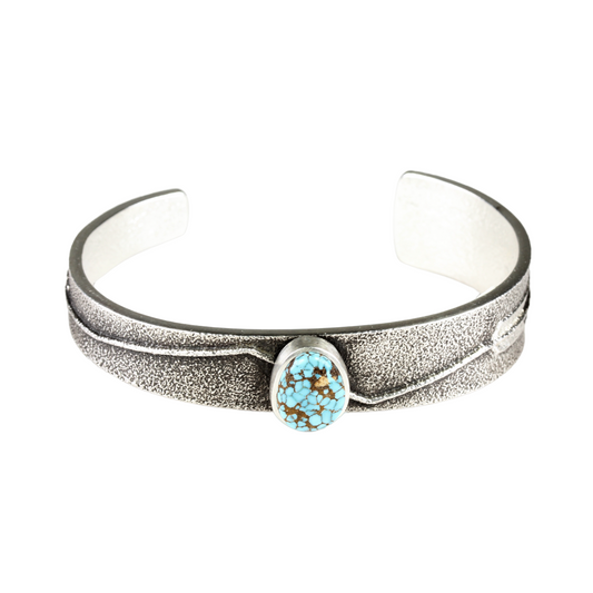 Arrow Cuff with Royston Turquoise-Jewelry-Darryl Begay-Sorrel Sky Gallery