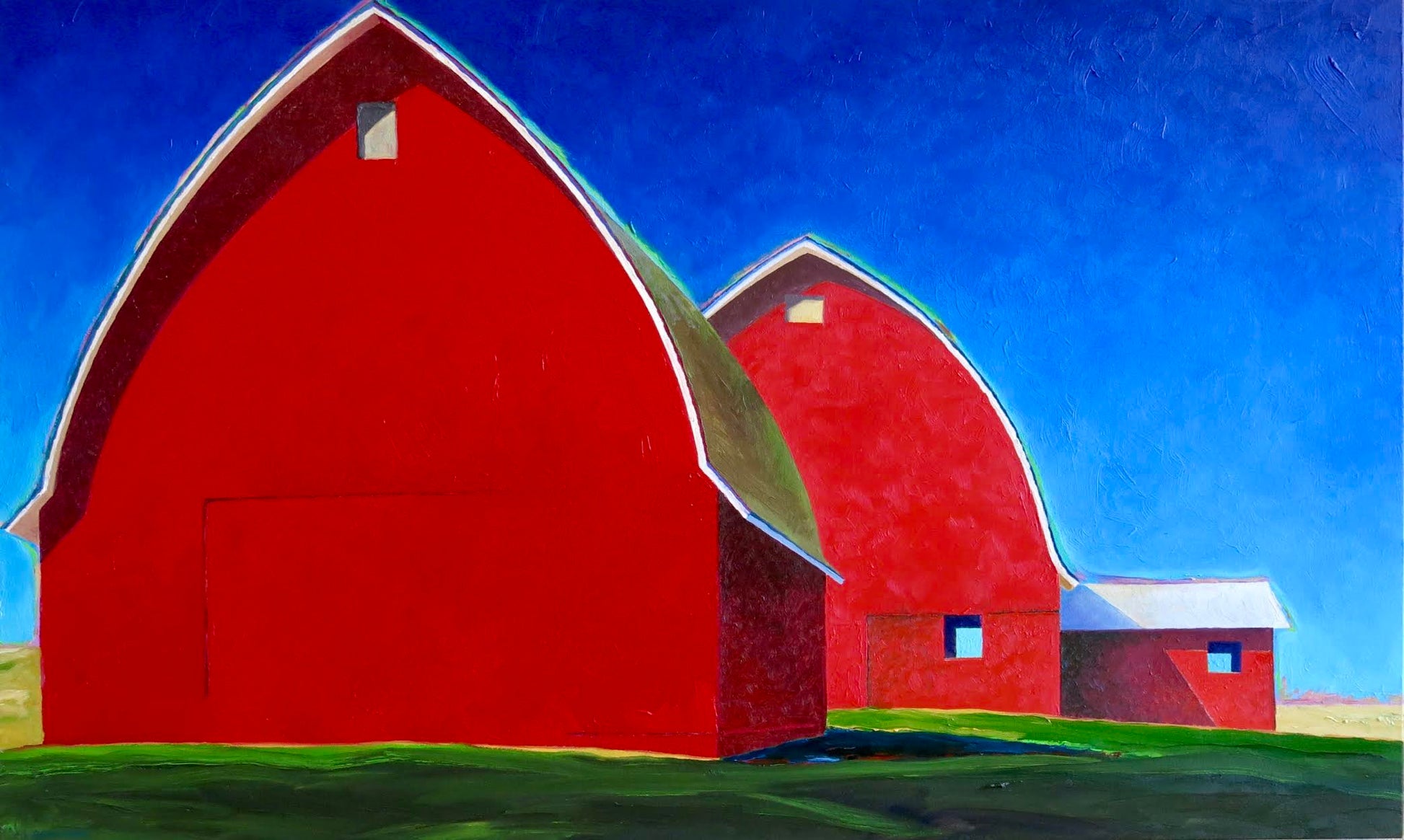 Vermillion Gothic-painting-David Knowlton-Sorrel Sky Gallery