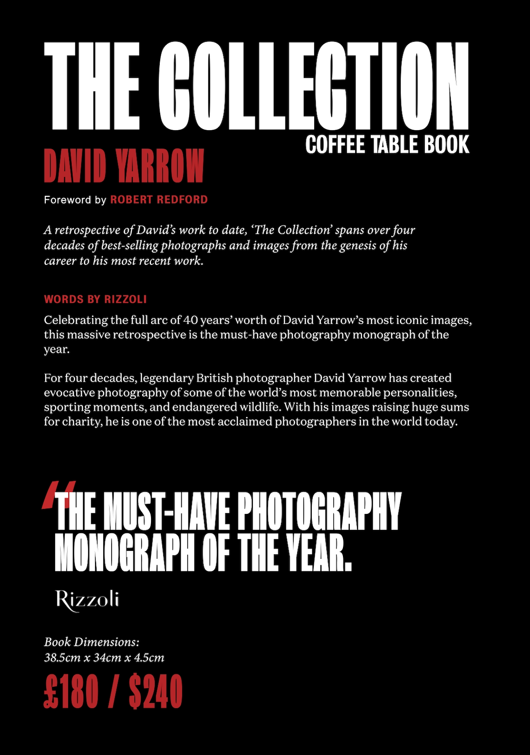 The Collection - Coffee Table Book-Book-David Yarrow / Sorrel Sky Gallery-Sorrel Sky Gallery