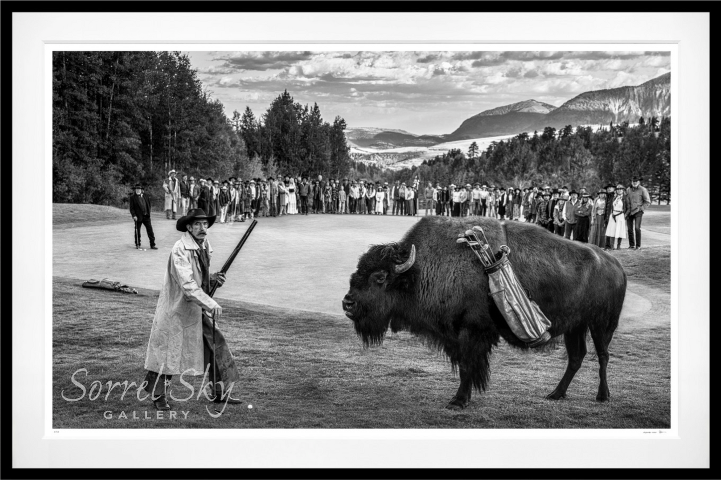 BISON DECHAMBEAU-Photographic Print-David Yarrow-Sorrel Sky Gallery