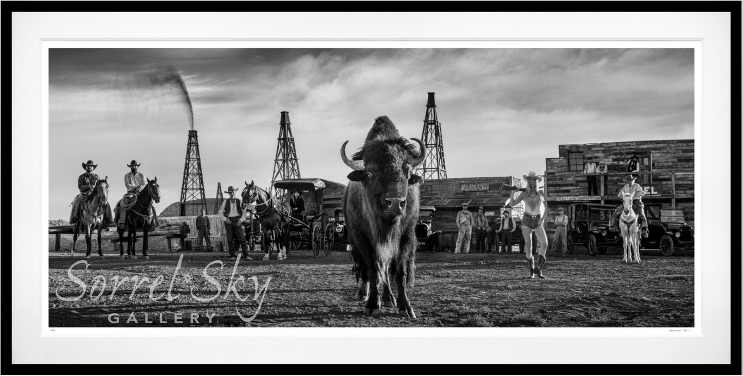 Bison Oil and Gas-Photographic Print-David Yarrow-Sorrel Sky Gallery