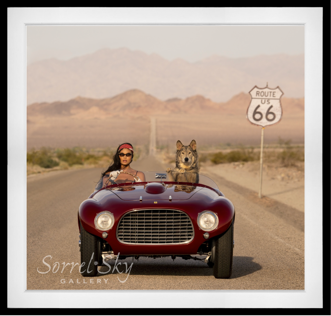 Ferrari - Colour-Photographic Print-David Yarrow-Sorrel Sky Gallery