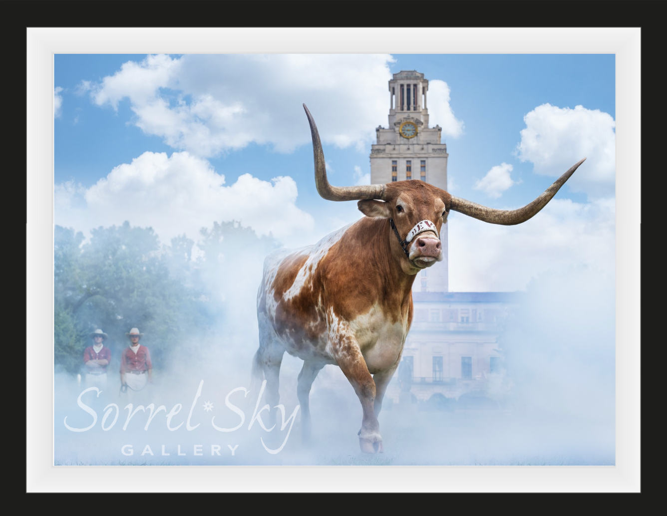 Hook 'Em Horns - Color-Photographic Print-David Yarrow-Sorrel Sky Gallery