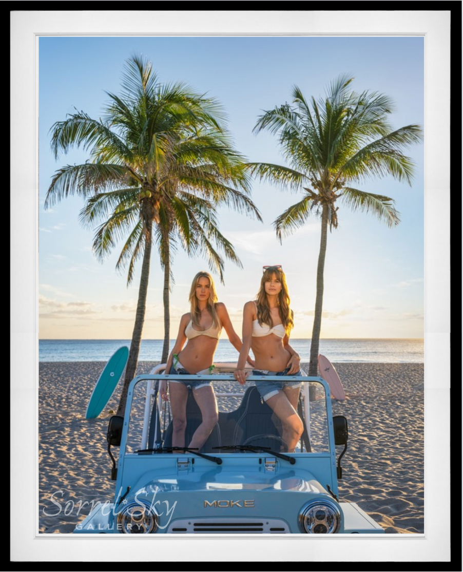 Palm Beach Girls (Color)-Photographic Print-David Yarrow-Sorrel Sky Gallery