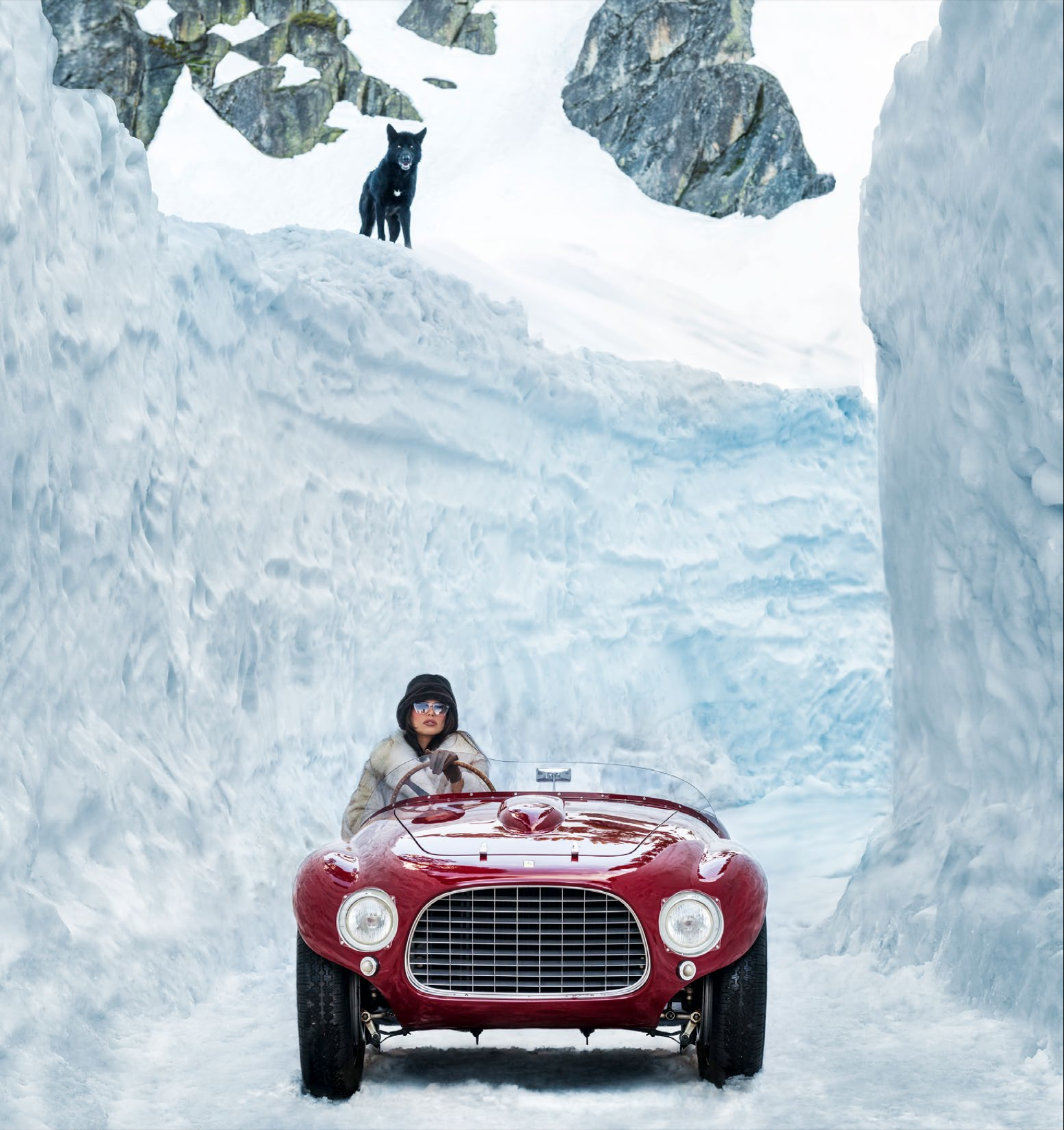 Rear View Mirror - Color-Photographic Print-David Yarrow-Sorrel Sky Gallery