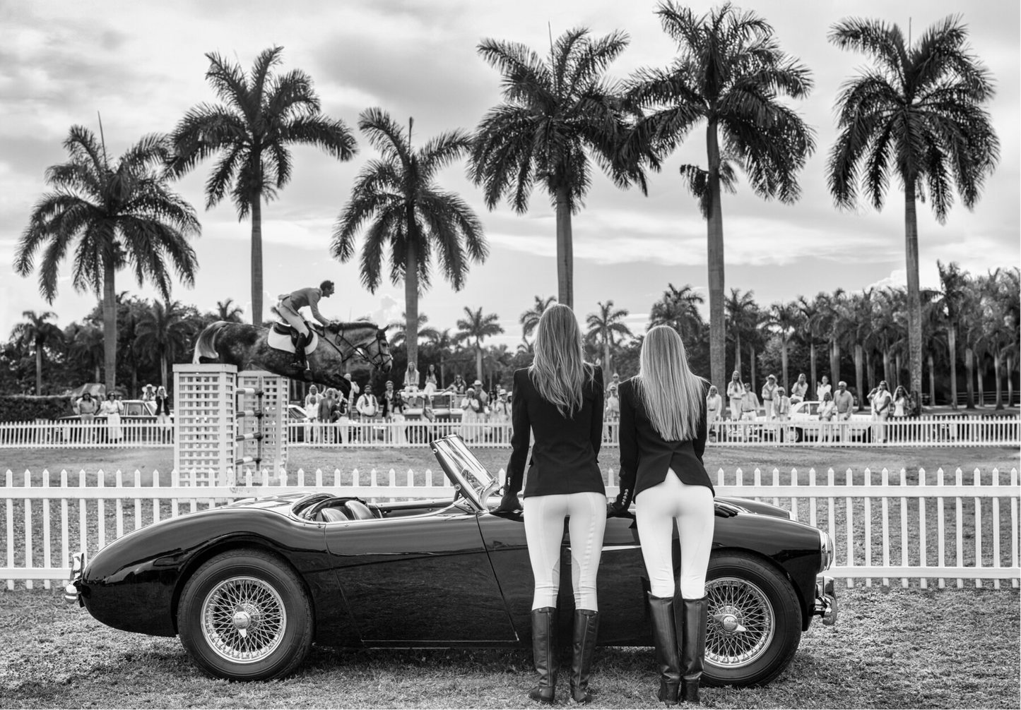 Riders (BW)-Photographic Print-David Yarrow-Sorrel Sky Gallery