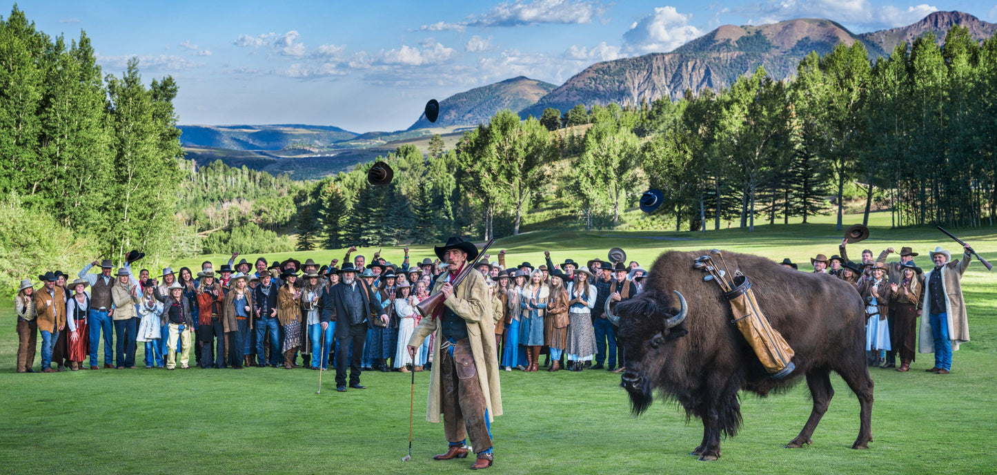 TELLURIDE’S HAPPY GILMORE - Colour-Photographic Print-David Yarrow-Sorrel Sky Gallery