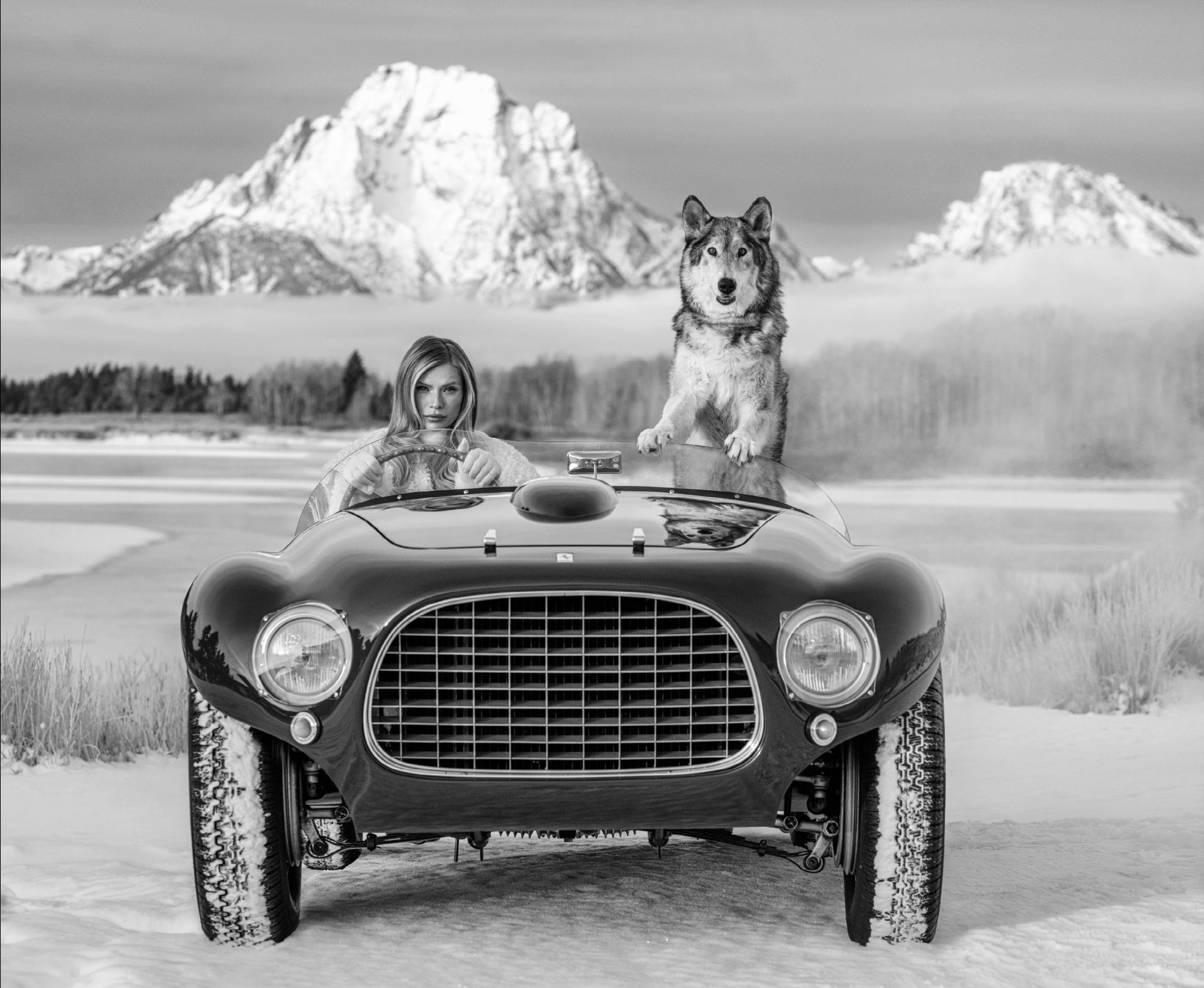 THE WHITE LADY | David Yarrow | 1953 Ferrari | Sorrel Sky Gallery
