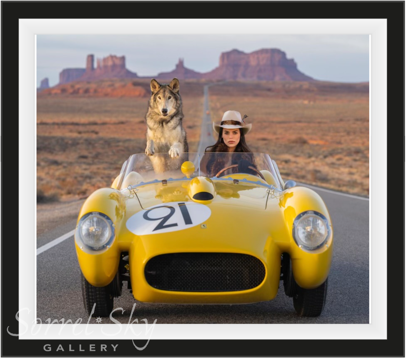 Testarossa (color)-Photographic Print-David Yarrow-Sorrel Sky Gallery
