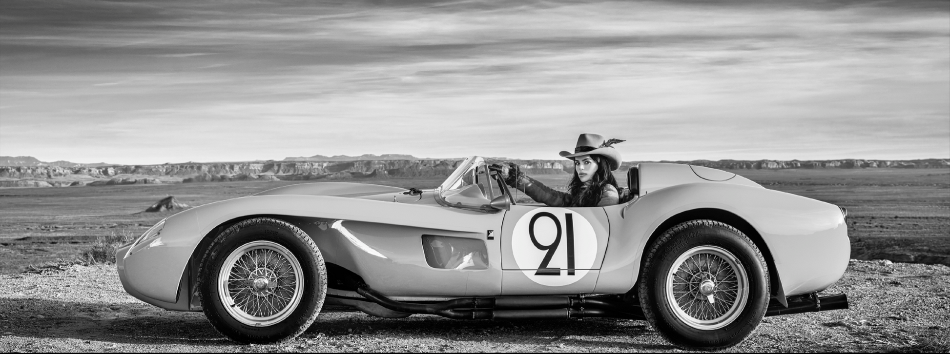 The Girl With The Feathered Hat-Photographic Print-David Yarrow-Sorrel Sky Gallery