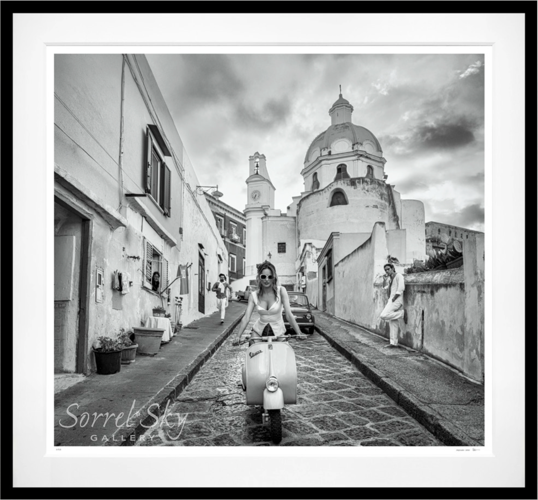 The Girl on the Vespa-Photographic Print-David Yarrow-Sorrel Sky Gallery