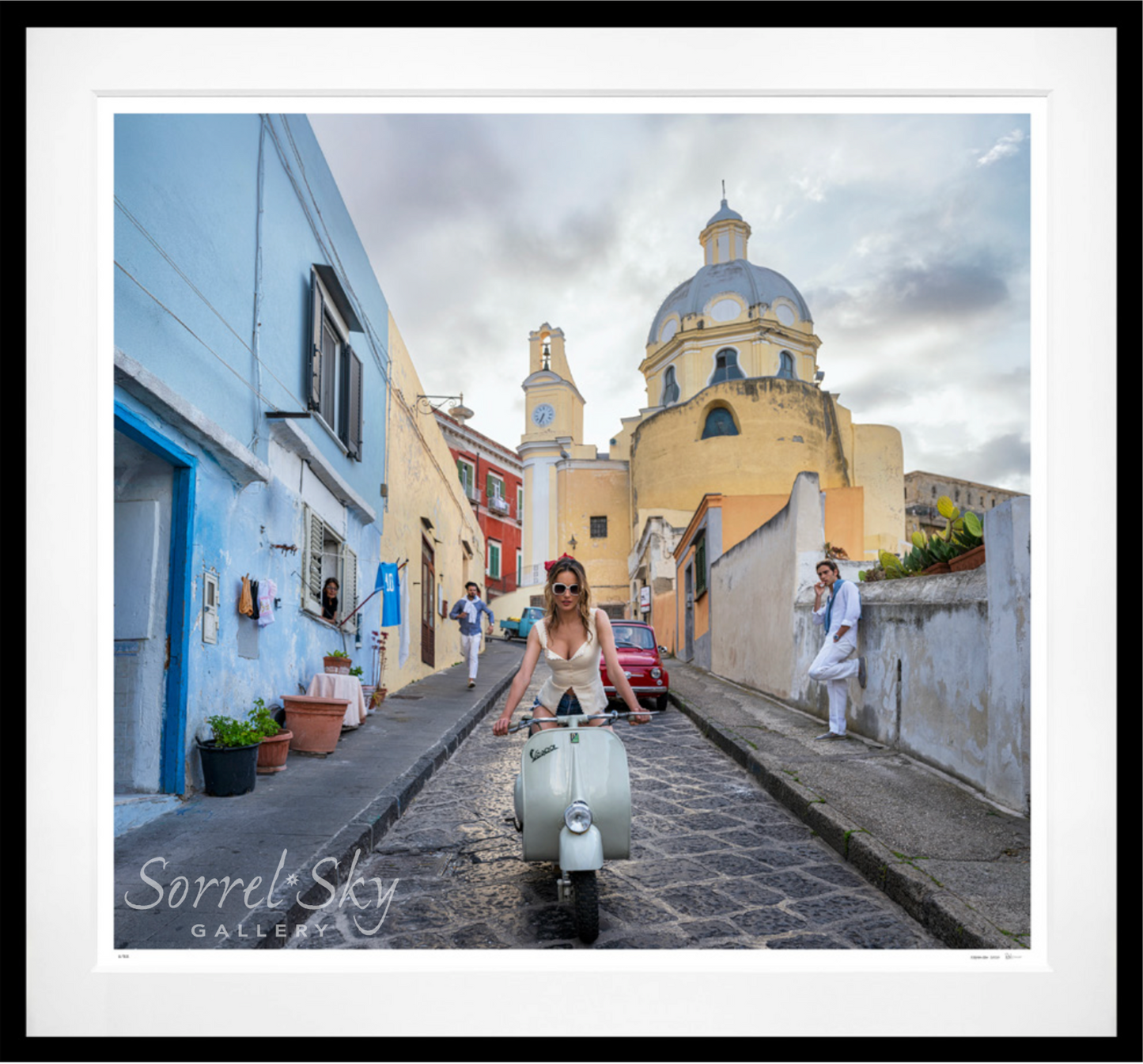 The Girl on the Vespa - Colour-Photographic Print-David Yarrow-Sorrel Sky Gallery