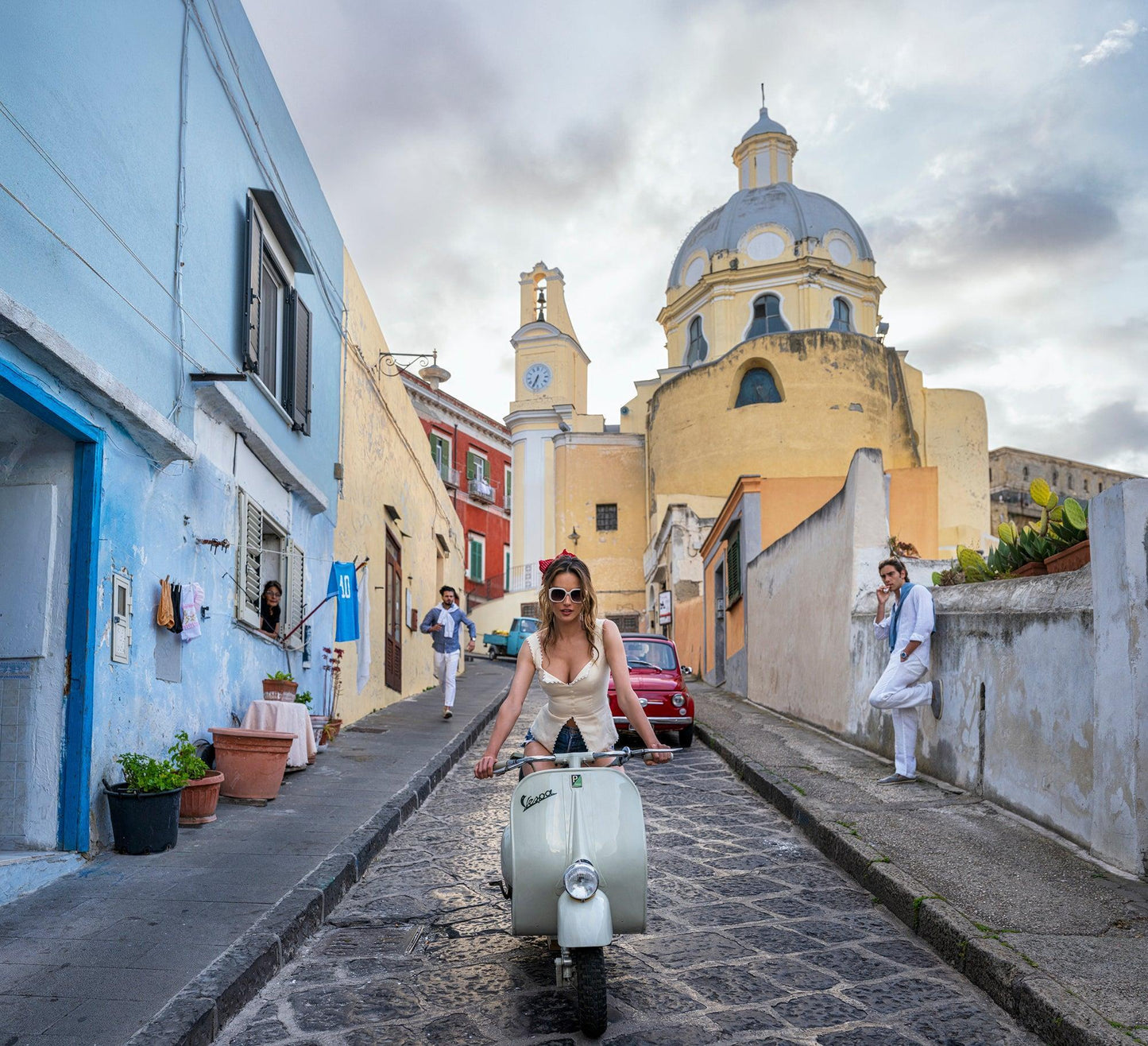 The Girl on the Vespa - Colour-Photographic Print-David Yarrow-Sorrel Sky Gallery