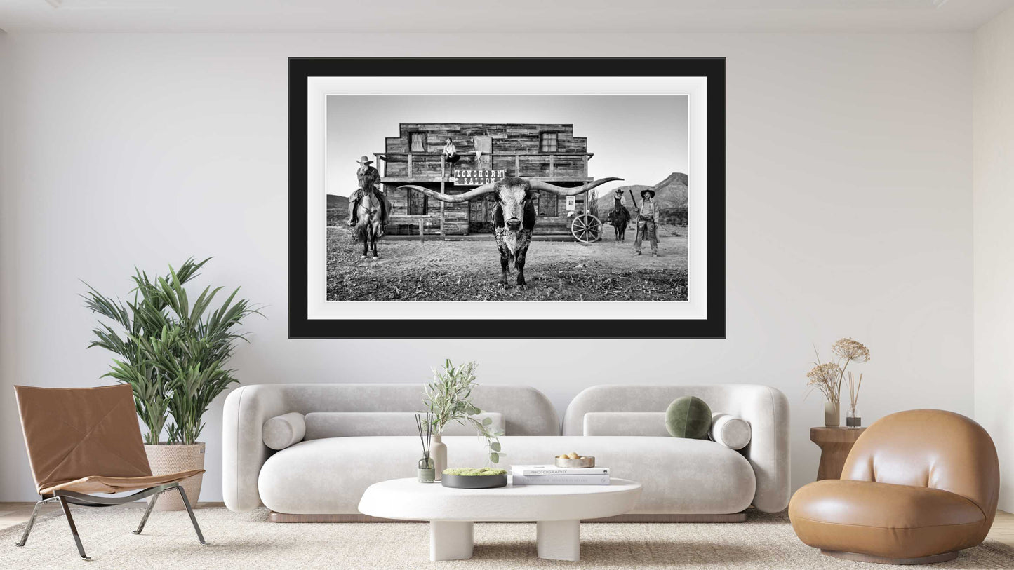 The Longhorn Saloon-Photographic Print-David Yarrow-Sorrel Sky Gallery
