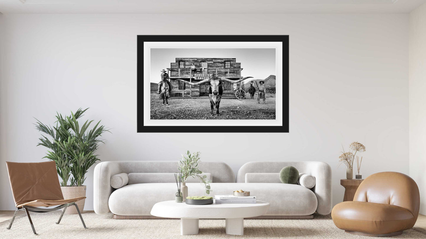 The Longhorn Saloon-Photographic Print-David Yarrow-Sorrel Sky Gallery