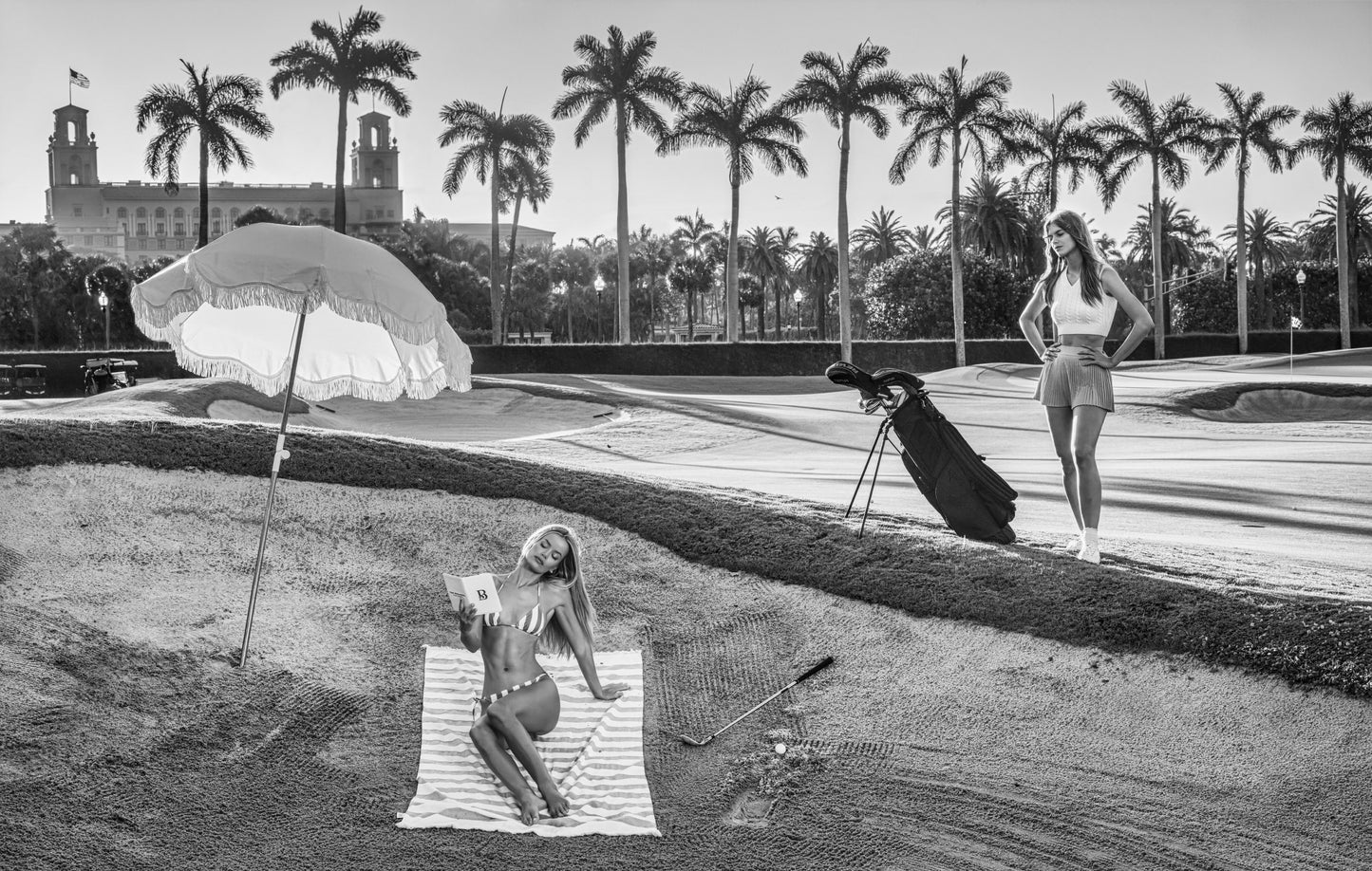 The Rules of Golf (BW)-Photographic Print-David Yarrow-Sorrel Sky Gallery