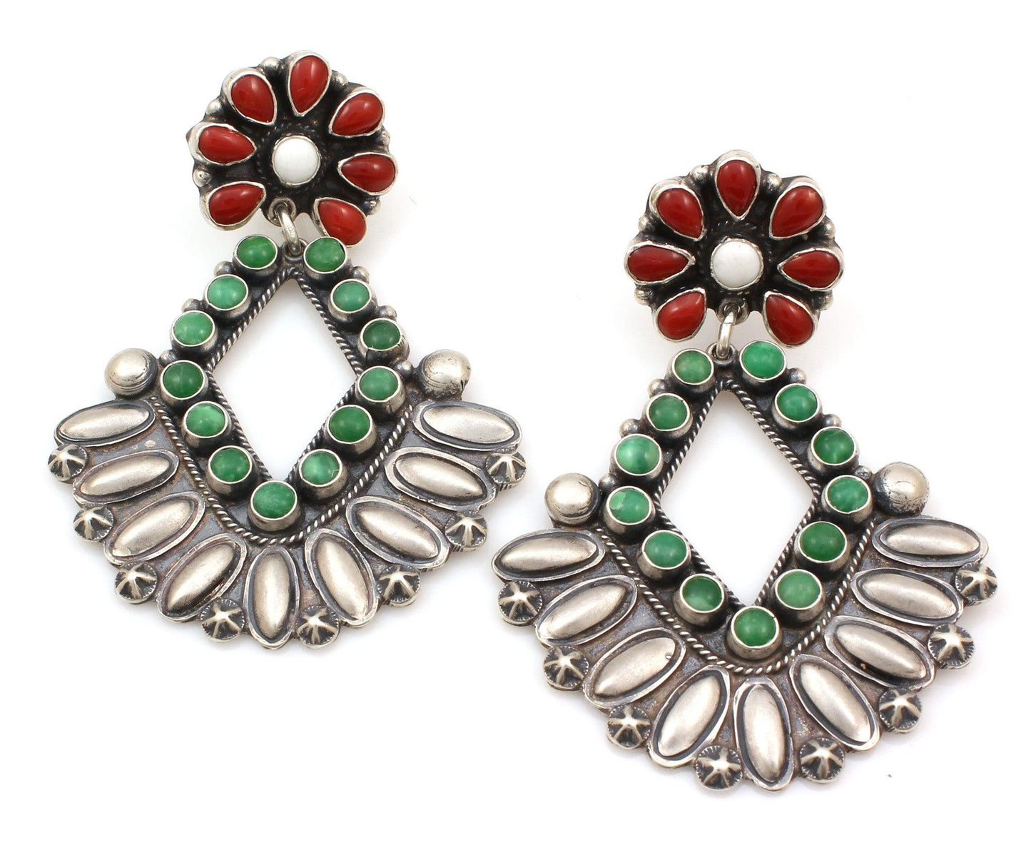 Large Cluster Earrings-Jewelry-Don Lucas-Sorrel Sky Gallery