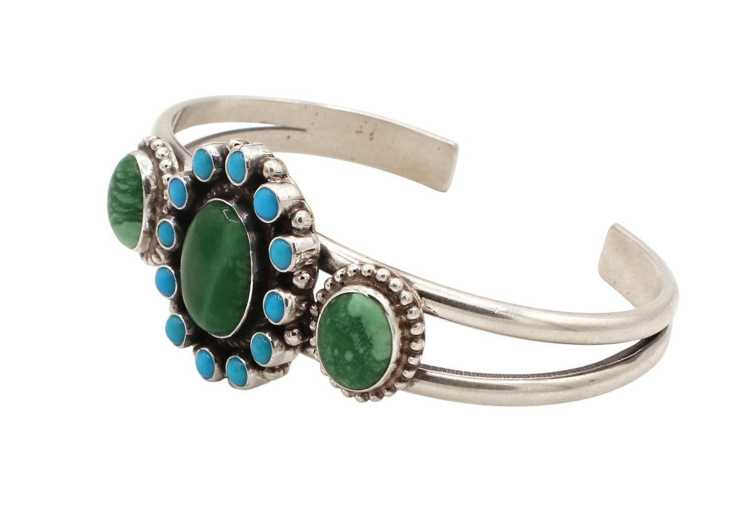 Multistone Cluster Bracelet-Jewelry-Don Lucas-Sorrel Sky Gallery